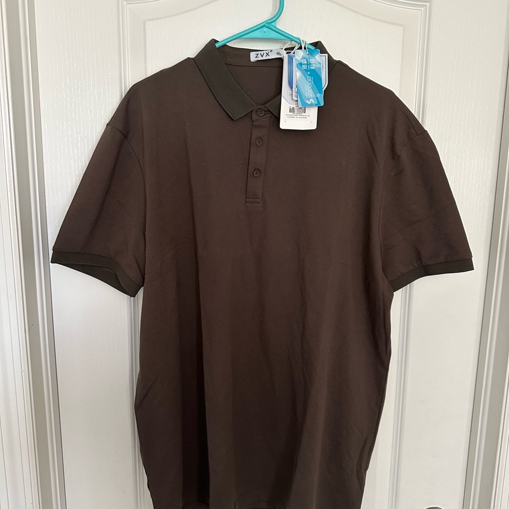 Men's Brown Polo Shirt